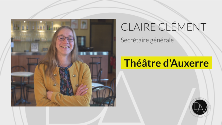 Visuel de l'interview de Claire Clément dans le cadre du projet DAV