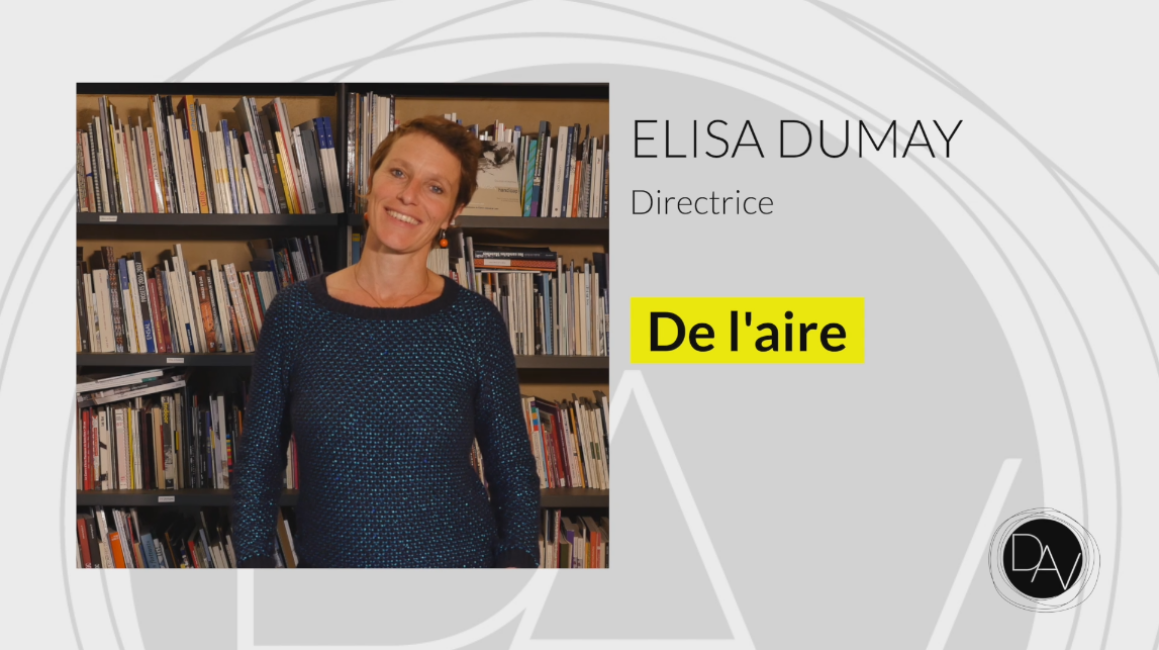 Visuel de l'interview de Elisa Dumay dans le cadre du projet DAV