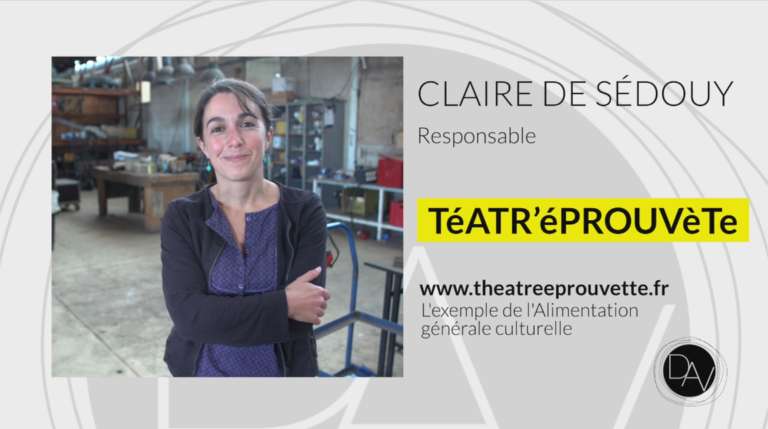 Visuel de l'interview de Claire de Sédouy dans le cadre du projet DAV