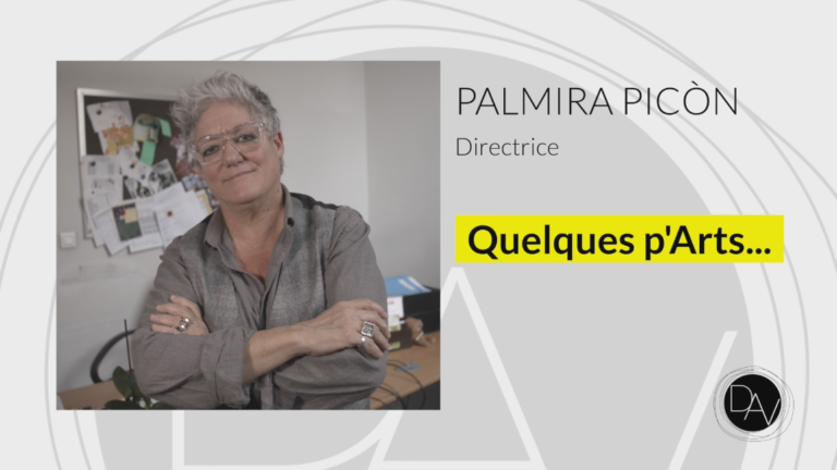 Visuel de l'interview de Palmira Picon dans le cadre du projet DAV