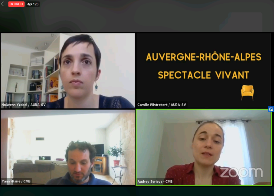 Visuel du webinaire sur comment travailler avec les contraintes sanitaires