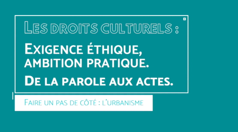 Vidéos droits culturels