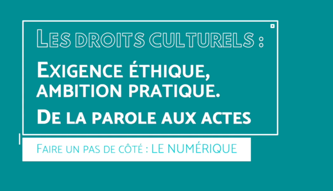 Vidéos droits culturels