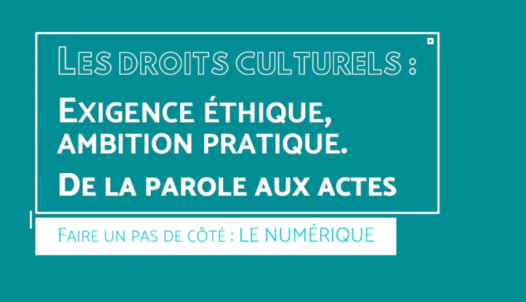 Vidéos droits culturels
