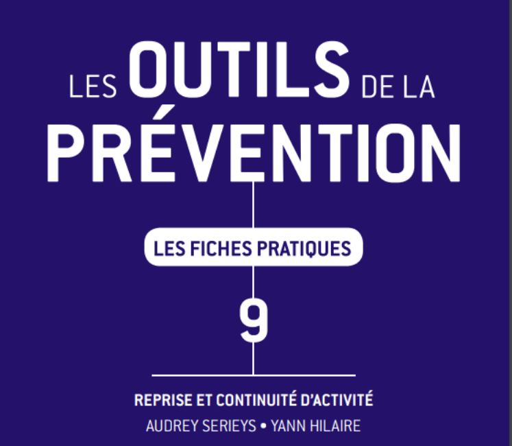 Visuel de la fiche 9 sur la reprise et continuité d'activité