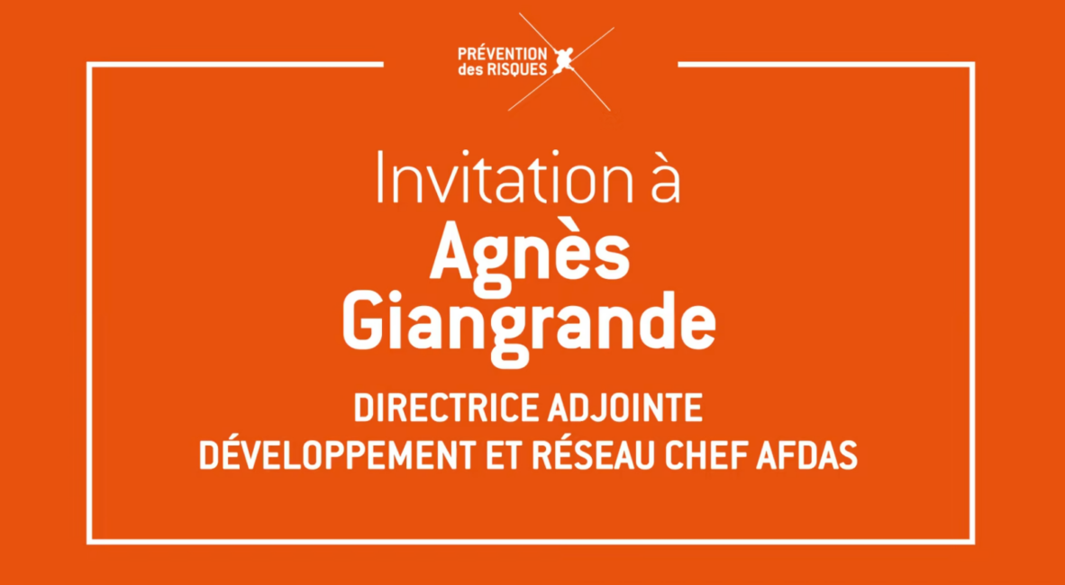 Visuel de l'interview d'Agnès Giangrande pour l'Appui-Conseil Rebondir de l'Afdas