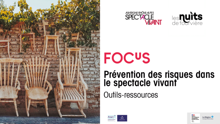 Visuel-Focus -Prévention des risques dans le spectacle vivant