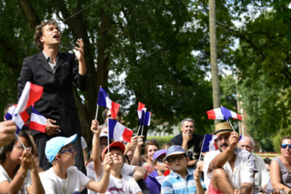 Visuel de la tournée itinérante de la cie SF