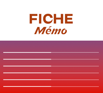 Visuel des fiches Mémo
