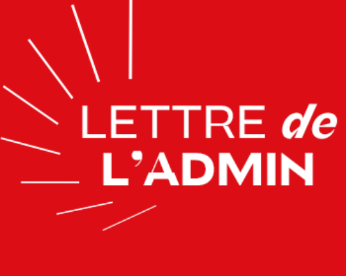 Visuel 2024 de la lettre de l'admin